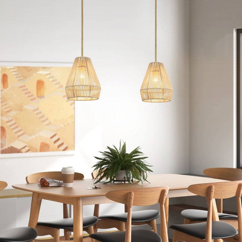 Bay Isle Home Nekoosa 1 Light Gold Pendant Wayfair